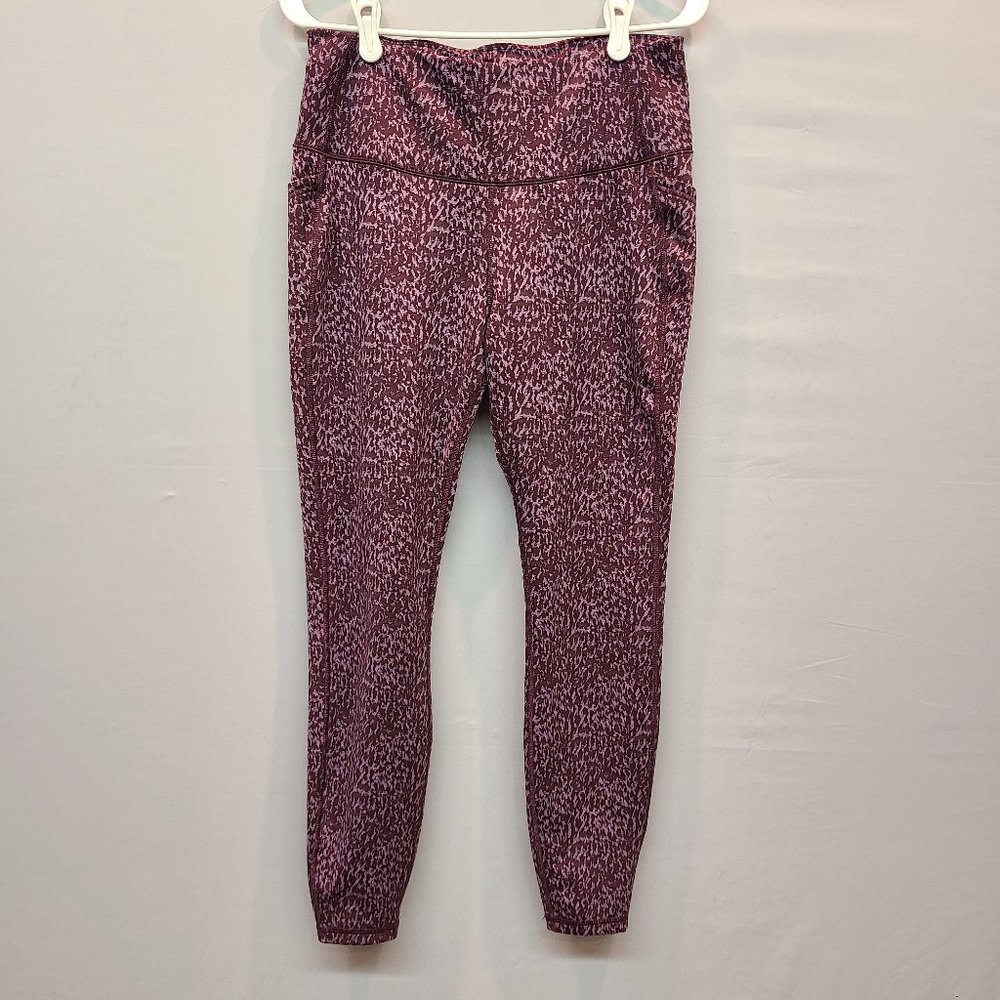 All in Motion Leggings Purple High Rise Womens Medium